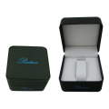 Soft Touch Paper Single Watch Display Package Box with Black Velvet Coated